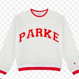 COPY - PARKE French Terry Vintage Varsity Crewneck Sweatshirt Size L/XL